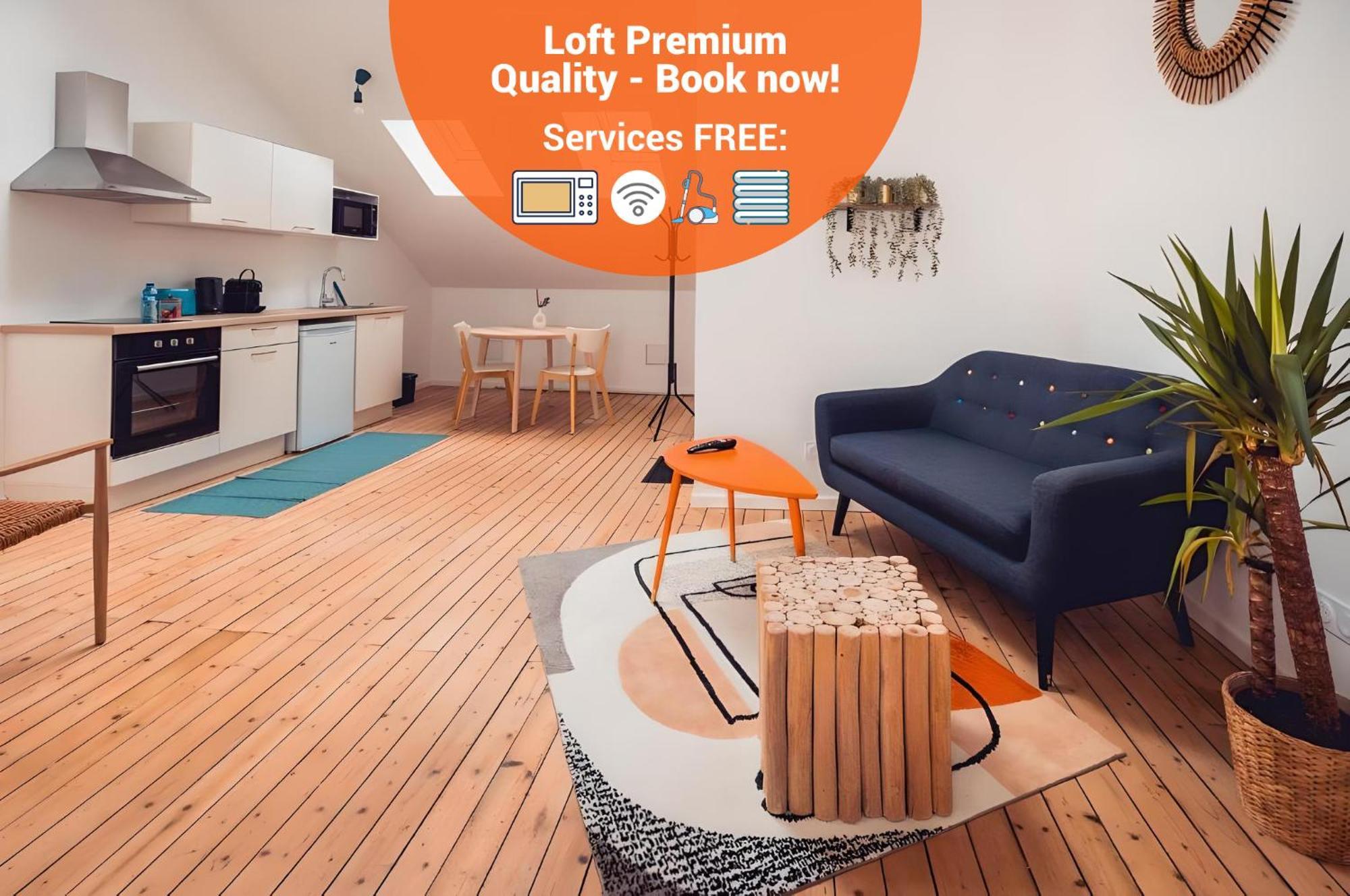 Loft Lumineux Tres Spacieux - Parking Gratuit Châteauroux Eksteriør billede
